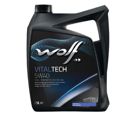 Моторное масло Wolf VitalTech 5W-40, 5л 